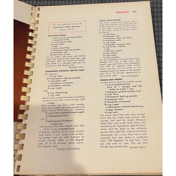The Boston Globe Cookbook for Brides. First Edition c. 1963 Rare - Picture 5 of 9